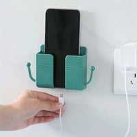 Wall Mounted Holder Multifunction Mobile Phone Charging Organizer Wall Holder2 No.875E - Image 1