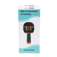 KARAOKE WIRELESS MICROPHONE HIFI SPEAKER V12 No.870E - Image 1
