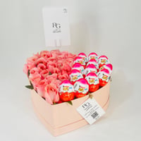 Box of flowers and kinder chocolate-30 - Image 3
