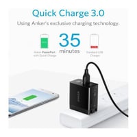 Anker PowerPort+1 With Quick Charge 3.0 and Micro USB (3ft 0.9m Cable) No.1162E - Image 3
