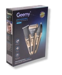مجموعة Geemy Professional Rechargeable ماكينة حلاقة وتشذيب GM-6650 رقم.1146E - صورة 1