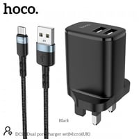 Hoco. Micro-USB Dual Port Charger Set DC16 No.1138E - Image 3