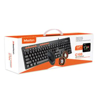 Meetion C105 3 in 1 Standard Keyboard, Mouse and Speaker Combo Set No.899E - Image 1