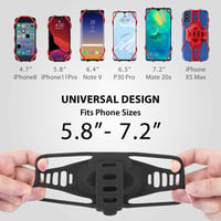 Bike Tie Pro 3 Bicycle Phone Mount Black - Image 5