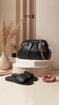 كولشن فاخر سليبر و شنطة  - Image 3