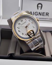ساعة ماركة آقنر رجالية ارقام عربية - صورة 5