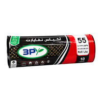 اكياس نفايات رول 55 جالون 3P ١٠ كيس - صورة 1