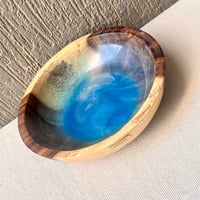Blue Wood Bowl - Image 17