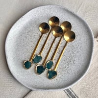 Gold teaspoons set - Image 2