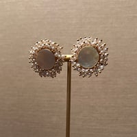 mother of pearl earrings  - #33 - صورة 3