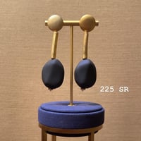 charcoal earrings - صورة 1