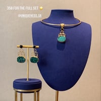 blue stone set - #70  - صورة 1