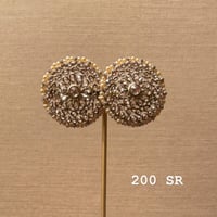 golden pearl earrings - صورة 1