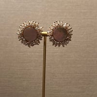 mother of pearl earrings  - #33 - صورة 1