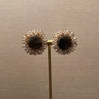 dark stone pearl earrings - #20 - صورة 2