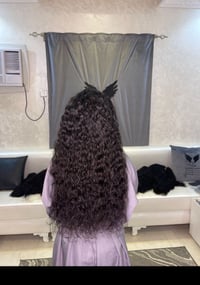 باروكة شعر كيرلي 30 انش جذور اماميه كثافه 180  - صورة 1