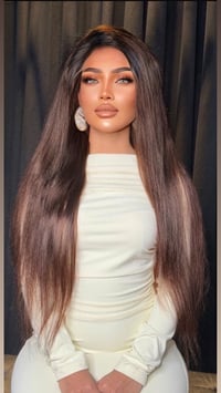 شعر استريت 26 انش جذور اماميه دانتيل 13x4 كثافه 180  - صورة 3