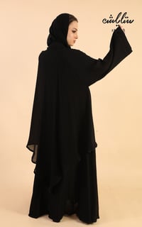 عباية كويتي سادة من طبقتين - صورة 9