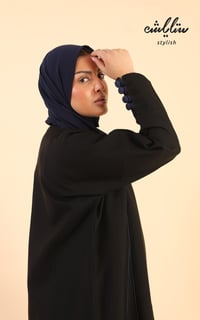 عباية كويتي باللون الأسود - صورة 6