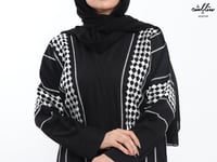 عباية لف بحريني بلون أسود - صورة 6