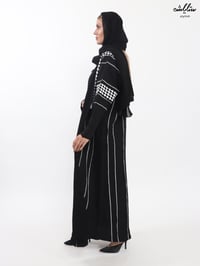 عباية لف بحريني بلون أسود - صورة 7