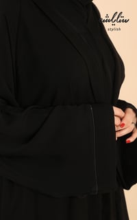 عباية كويتي سادة من طبقتين - صورة 6