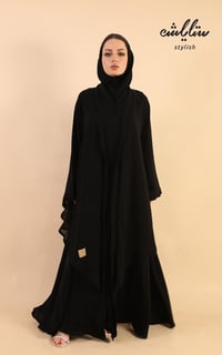 عباية كويتي سادة من طبقتين - صورة 12