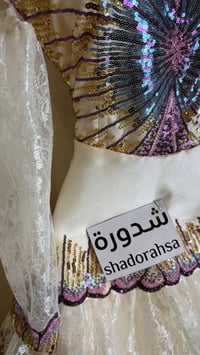 فستان سهره كلفه مع دانتيل  - Image 8