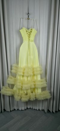 فستان سهرة تل مكشكش  - Image 10