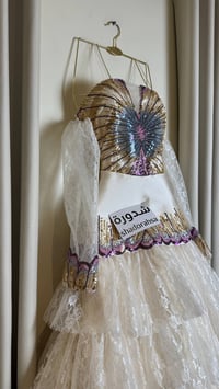 فستان سهره كلفه مع دانتيل  - Image 7