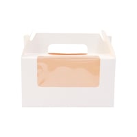 علب كرتونية  – أبيض / بني (6 قطع) - Image 4