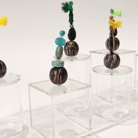 SBJ LONG PLEXI TRAY W/ 7 SMALL BOXES (ATTACHED) - صورة 4