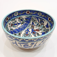 Hand Painted Ceramic Bowl Echani Large - صورة 2