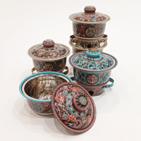 Hand Painted Mini Food Heater - صحة وهنا || اهلا وسهلا - صورة 4