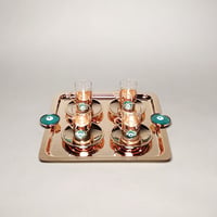 BLUE EYE TEA GLASSES SET OF 6  - صورة 2