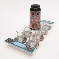 Hand Painted Thermos - اهلا وسهلا - صورة 3