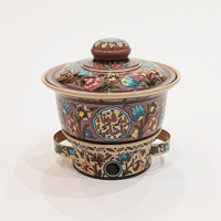 Hand Painted Mini Food Heater - شرفونا يا حبايب || لقمه هنيه - صورة 1