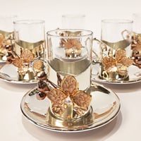 ORCHID TEA SET OF 6 - صورة 4
