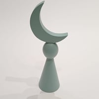 منارة alsadiq من الخشب الطبيعي مقاس صغير ب 1 كوره صناعه يدويه - صورة 2
