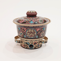 Hand Painted Mini Food Heater - صحة وهنا || اهلا وسهلا - صورة 1