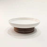 Serving bowl on a wooden base mother-of-pearl - Image 2