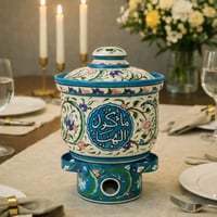 سخان طعام مرسوم يدوي قطر 17cm - صورة 1