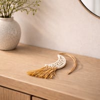 WOOD CRESCENT DANGLER - صورة 2
