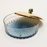 Flat Jar Tmreya XL. Gold/Turquoise - صورة 3