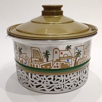 سخان كبير زبقاعده محفوره يدويا بحروف عربيه ورسم يدوي - صورة 2