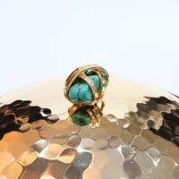 Flat Jar Tmreya L. Gold/Turquoise - صورة 3