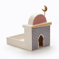 COLOURED MASARRAH MOSQUE - MEDIUM -  WITH PLATE - صورة 2