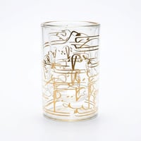 كاسات دبل جلاص صغيره تصميم اصيل 100ml - صورة 3