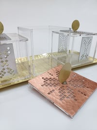 ORI Metal Tray w/ 3 Plexi Boxes - صورة 2