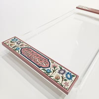Hand painted large tray with size large - Image 2